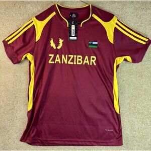 NWT Sport Best Fashion Zanzibar CAF Federation Football Soccer XL Jersey Shirt